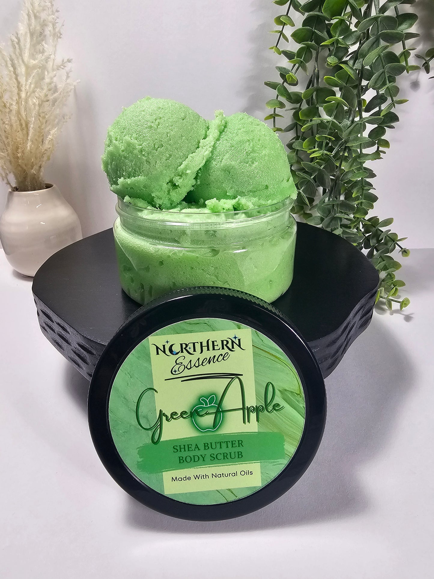 Green Apple Shea Butter Sugar Scrub