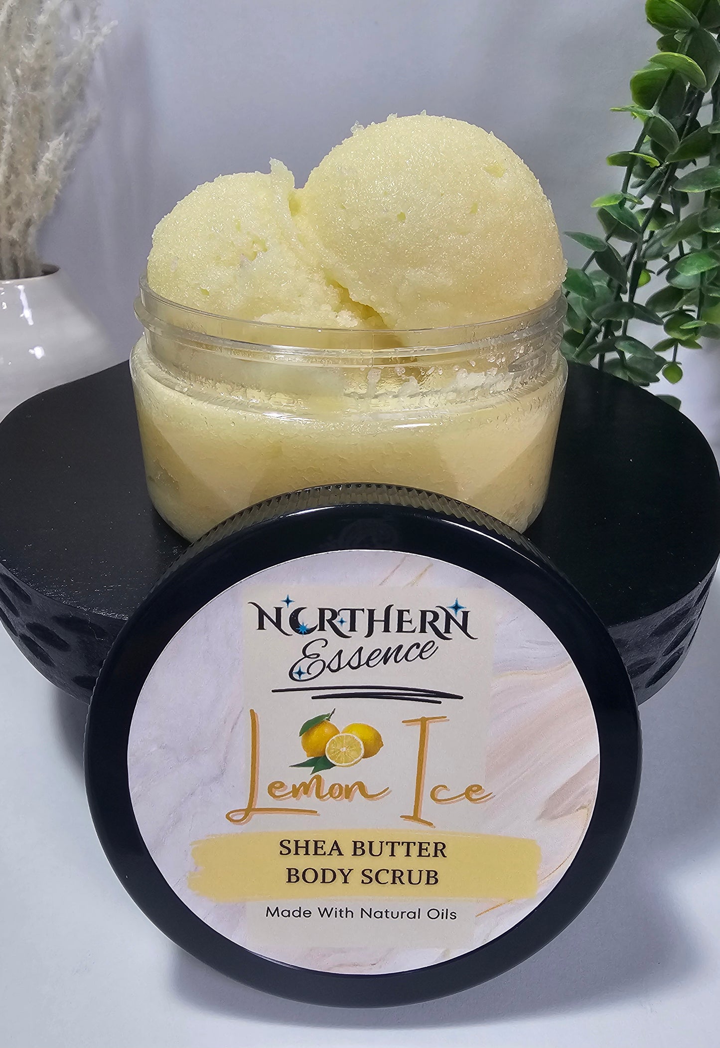 Lemon Ice Shea Butter Sugar Scrub