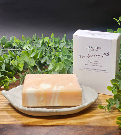 Peaches and Silk Artisan Soap