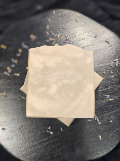 Beef Tallow and Goat Milk Soap.                  Lavender and cedarwood