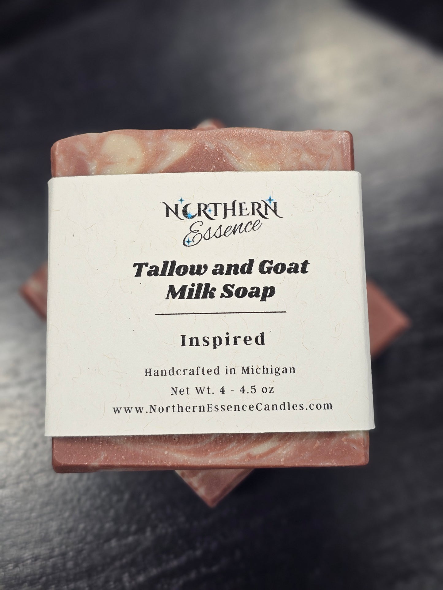 Beef Tallow and Goat Milk Soap.     Inspired ( citrus)